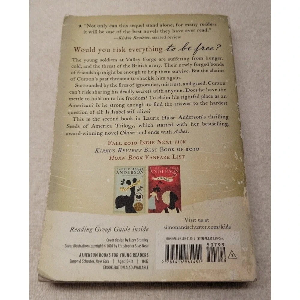 Forge Paperback By Laurie Halse Anderson‎ Book